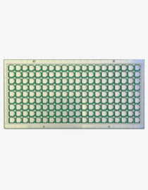 Aluminum oxide ceramic circuit board, single sided green oil, 0.635mm conductive layer copper